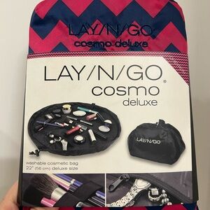 Cosmo Deluxe Pink and Blue Skincare Tool Bag